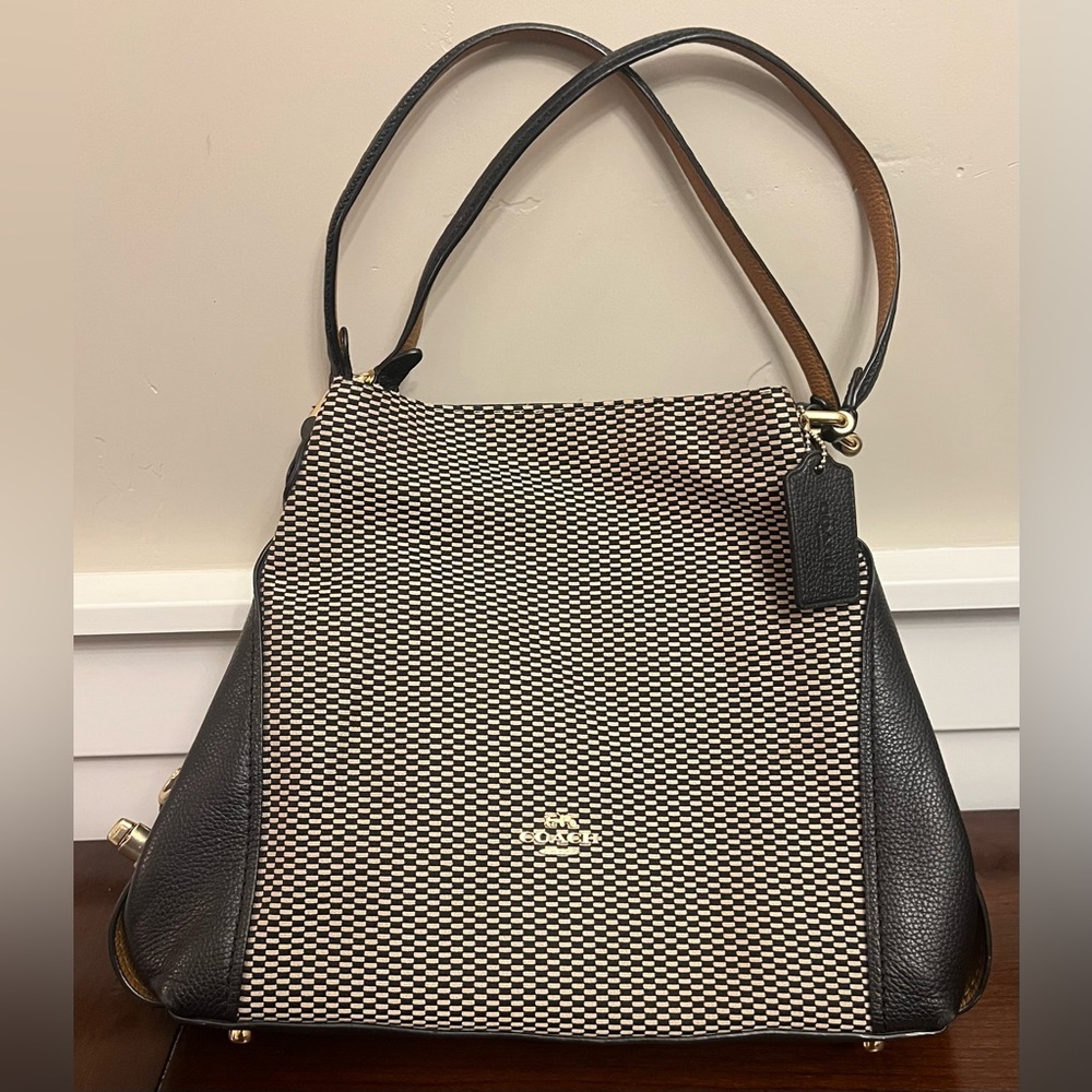 Coach Edie Shoulder Bag 31 With Legacy Print - Picture 3 of 7